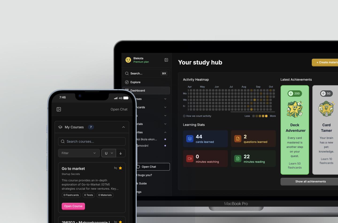Blekota study app
